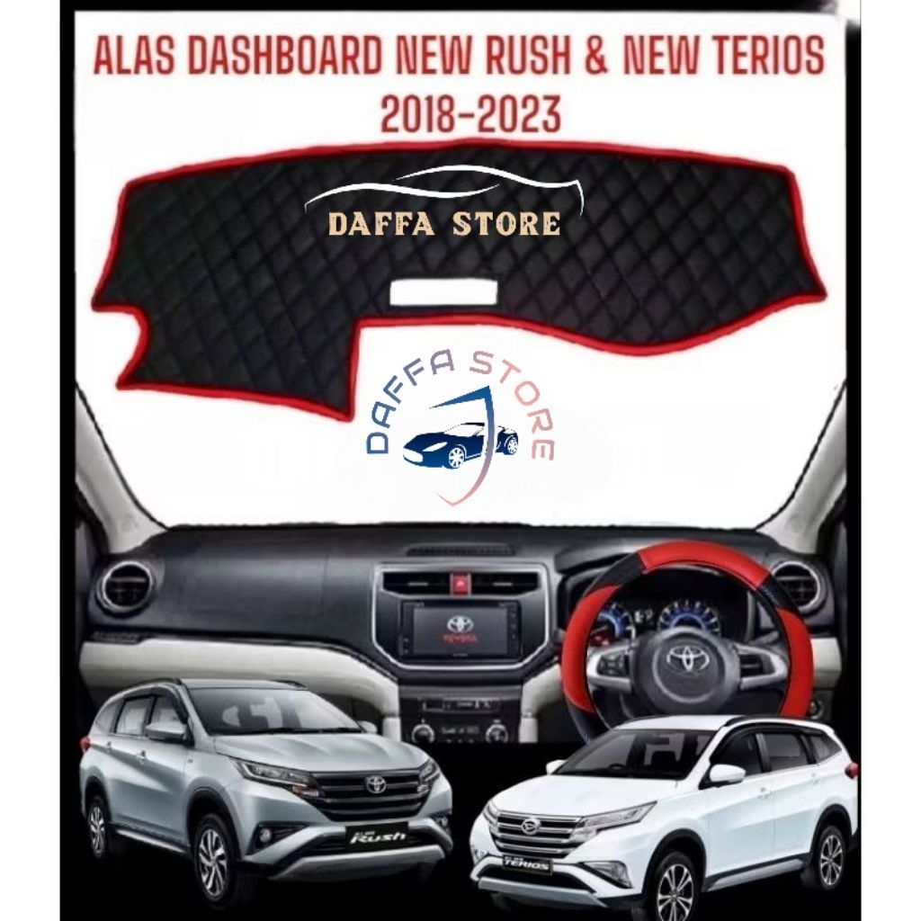Alas/Pelindung Dashboard+Cover Stir Mobil Rush Dan Terios (2018-2024)