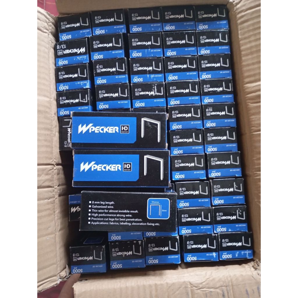 

ISI STEPLES 13/8 PER KARTON ISI 50PCS