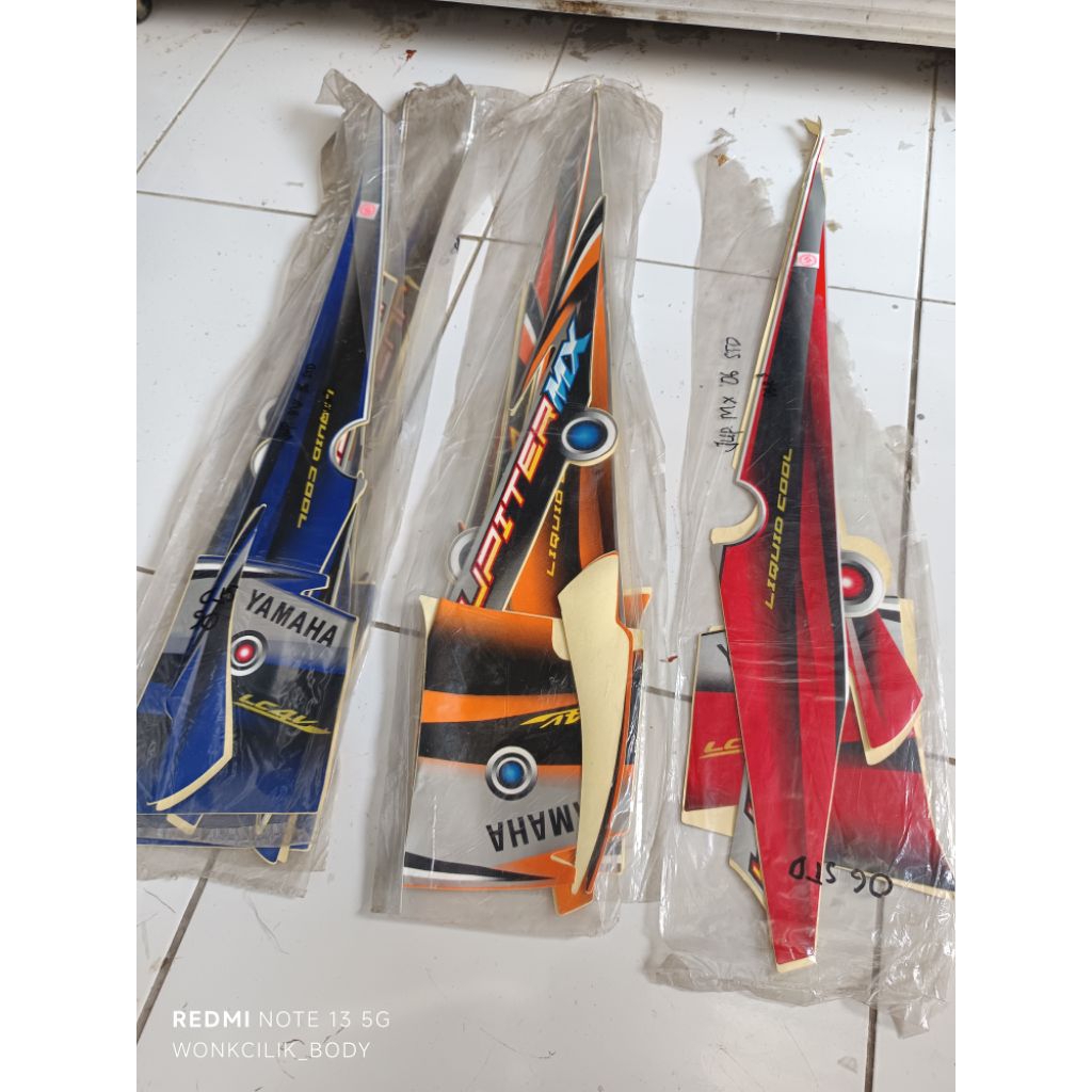 stripping stiker lis body jupiter mx135 old 2006 original AJS