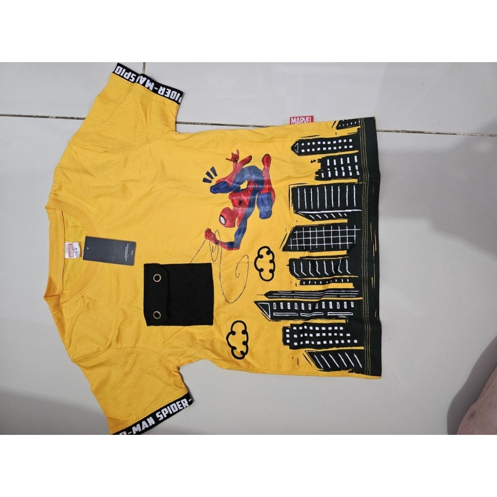 kaos anak cowo nevada marvel  usia 4thn