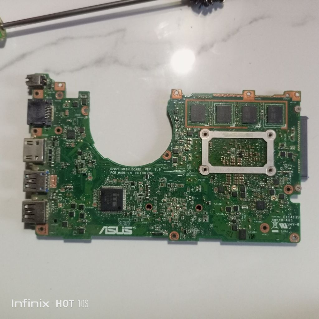 Motherboard mesin Asus X201e X202e S200E