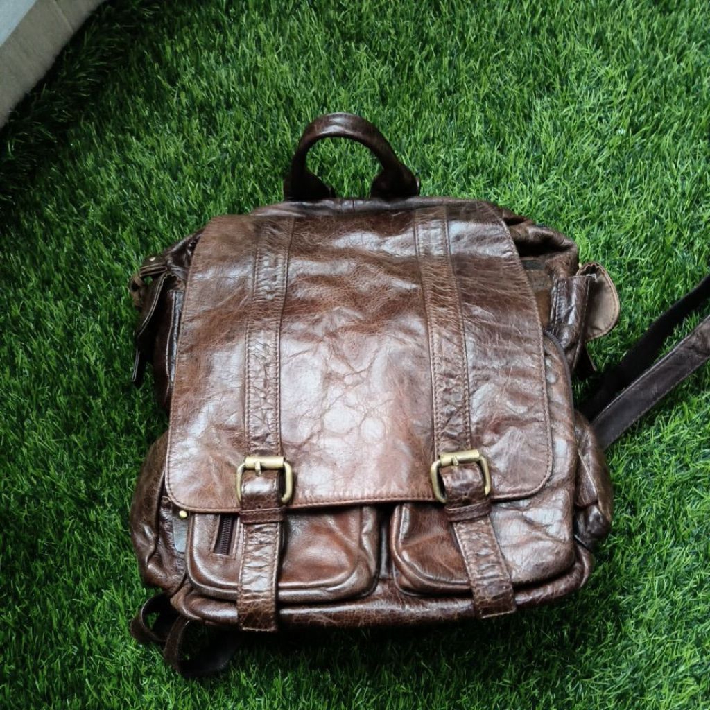 TAS RANSEL/ BACKPACK KULIT ASLI