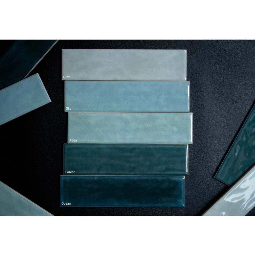 Subway Tile Keramik MOZZA Riku Ocean 7,5x30 Keramik Dinding Interior/Eksterior