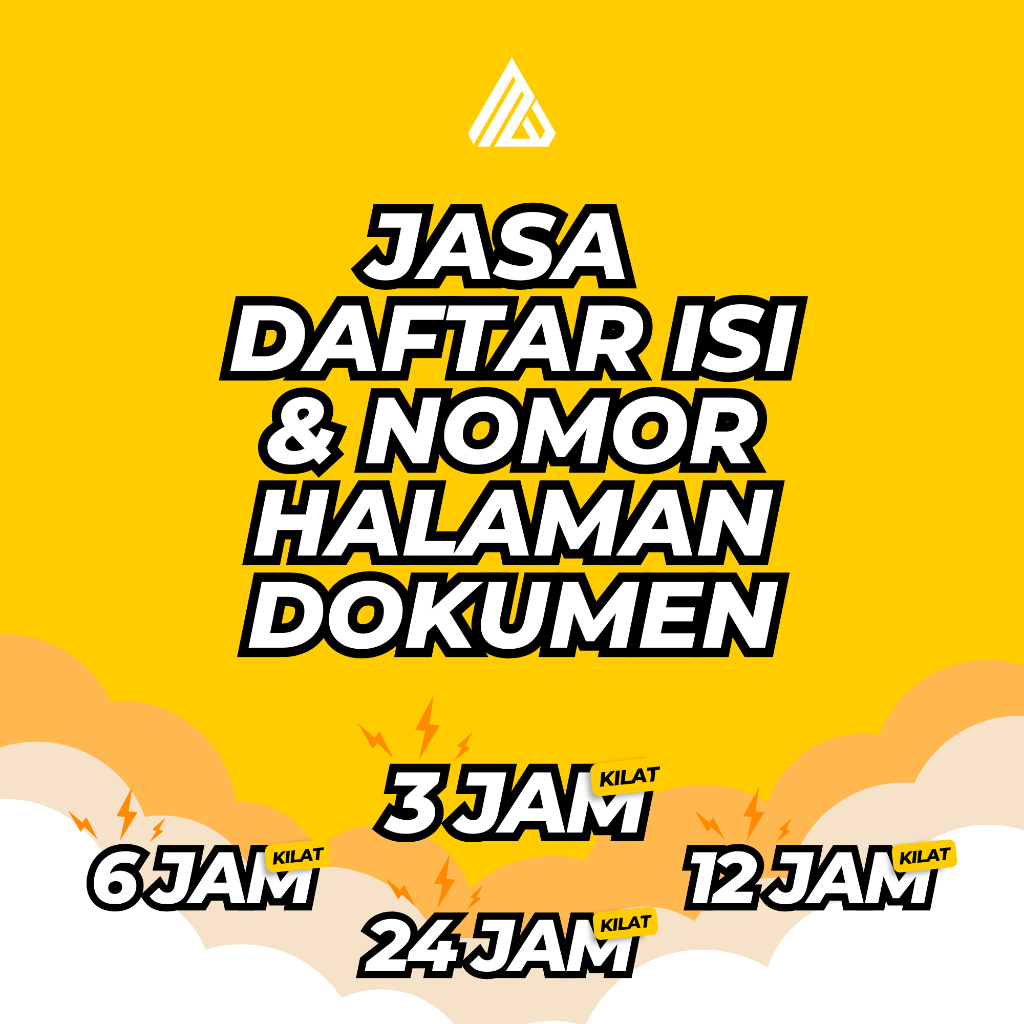 Pembuatan Daftar Isi dan Penomoran Halaman Skripsi Tesis Artikel Makalah Dokumen Jurnal