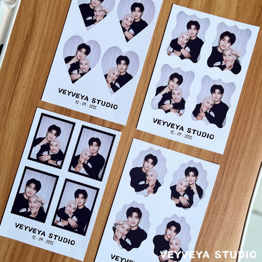 Photobooth 10x15 cm (4 foto) | Cetak Foto | Photobooth | Custom Foto | Template Foto Aesthetic