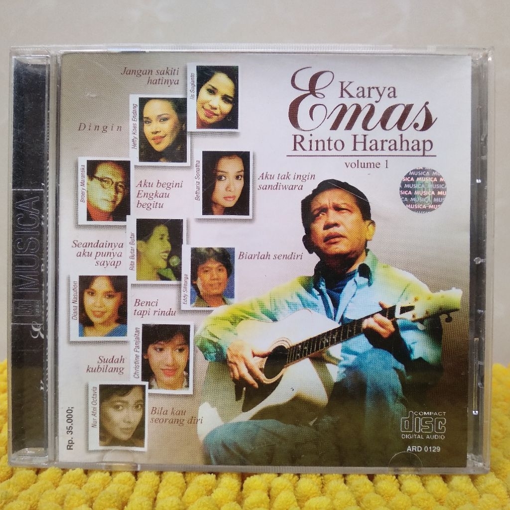 CD KOMPILASI KARYA EMAS RINTO HARAHAP VOLUME 1