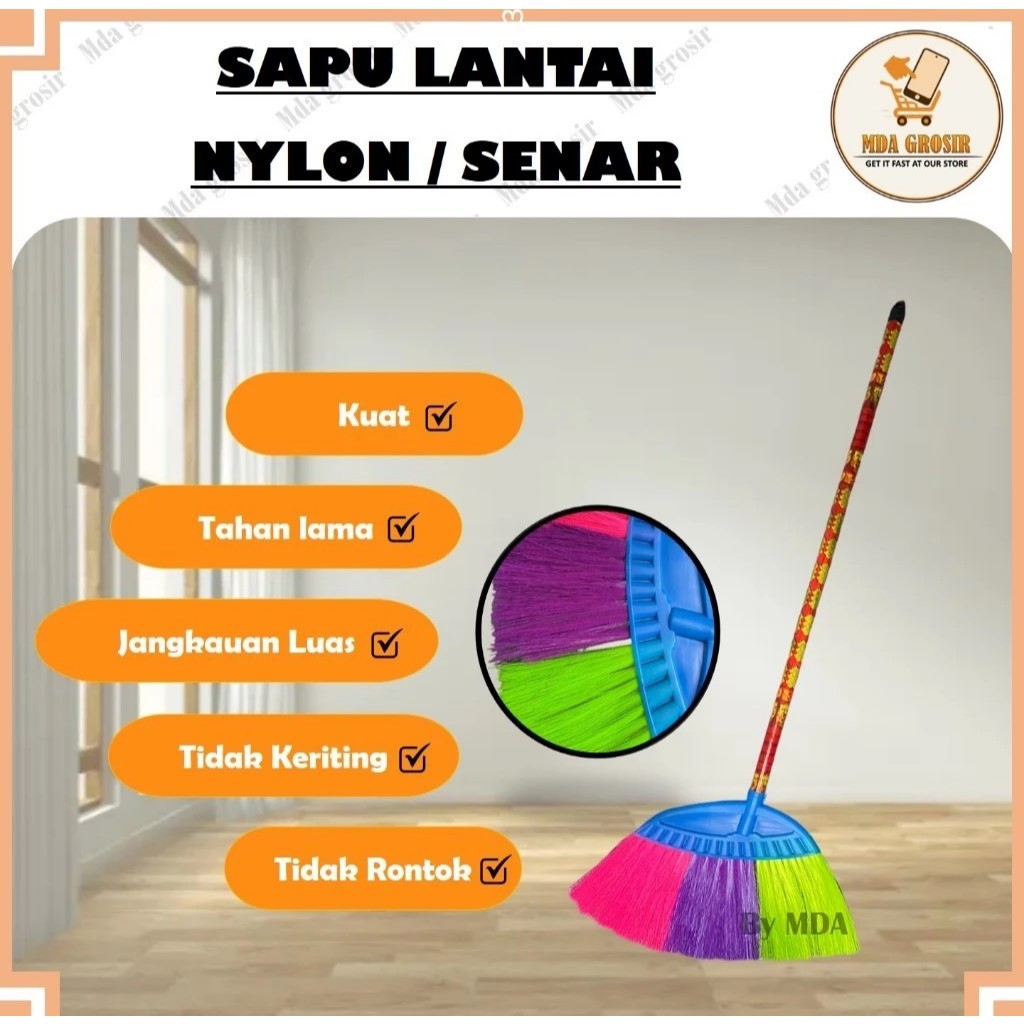 Sapu Lantai Nilon / Sapu Lantai