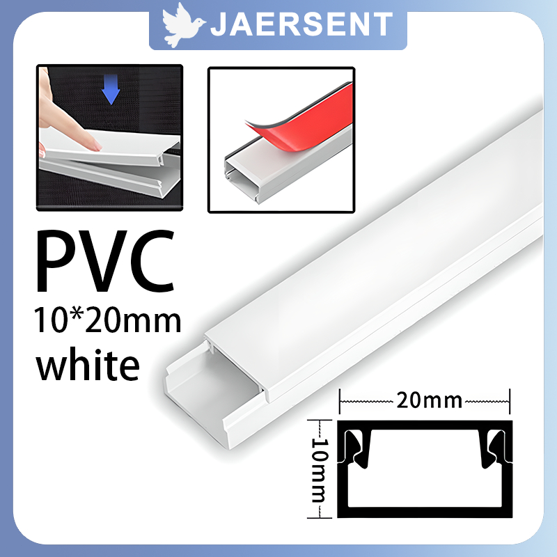 Pipa Listrik Wiring Cable Duct Trunking Pvc /Kotak Dinding Lantai/ Penutup Kabel Duct