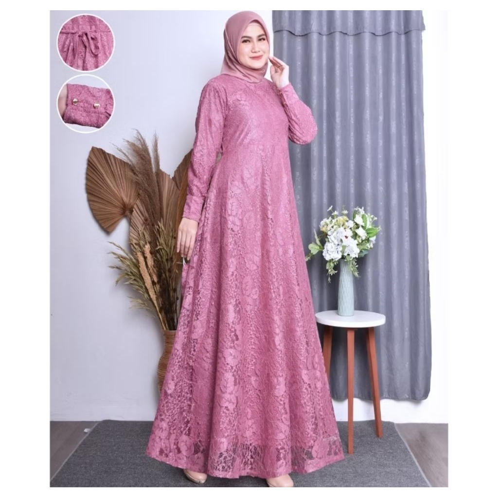 GAMIS KONDANGAN/WISUDA BROKAT TILE KEKINIAN ADA OUTER NYA
