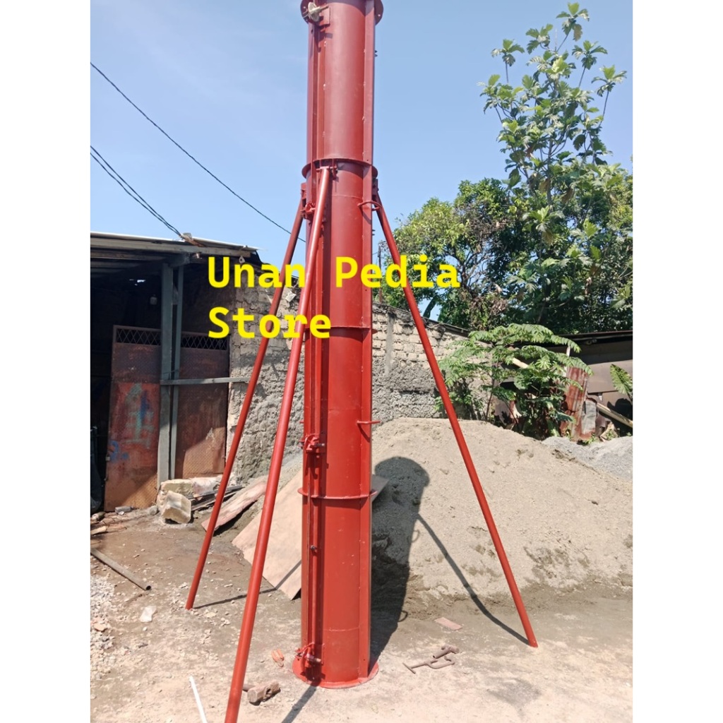 Cetakan Kolom Bulat Ukuran 40x300 cm - Cetakan Bekisting Kolom Bulat Diameter 40xTinggi 300 cm - Cet