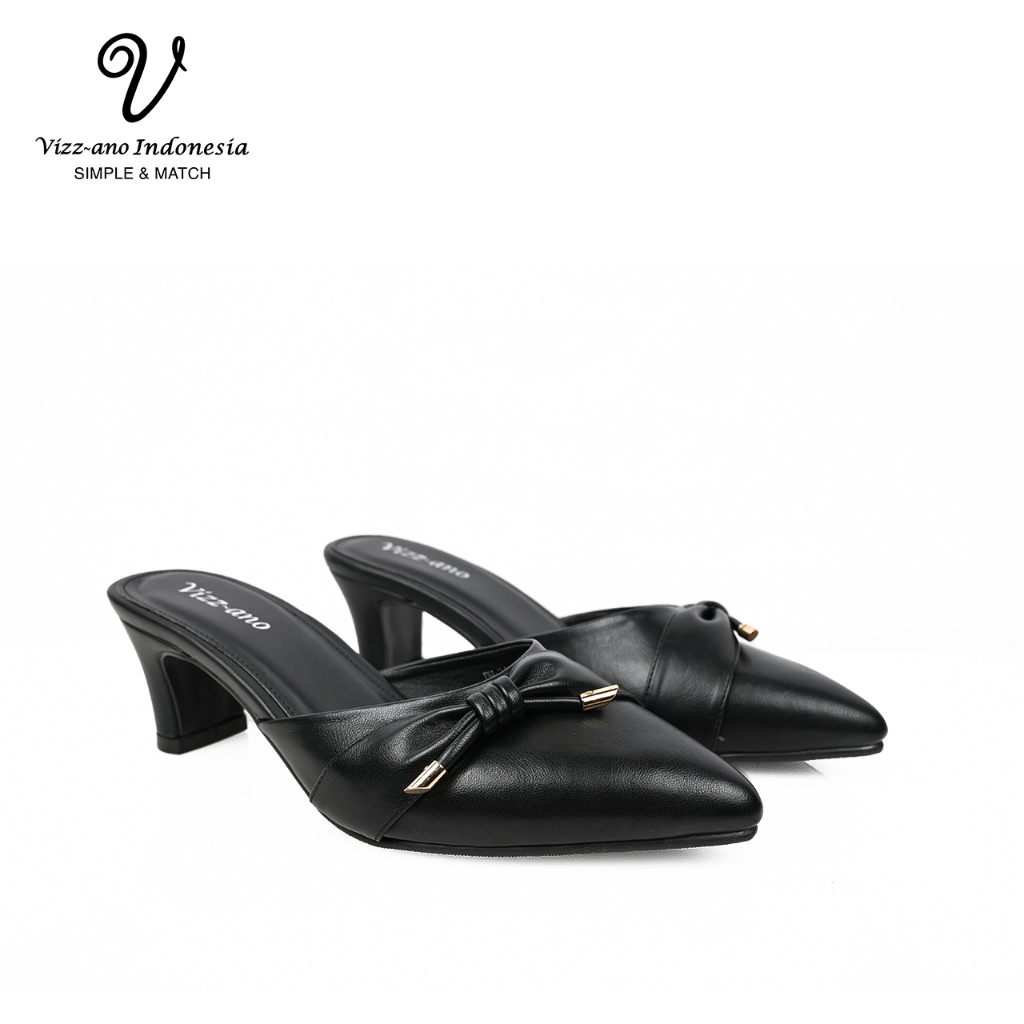 Vizzano Shoes - Sepatu Heels 5cm DM2443 Black