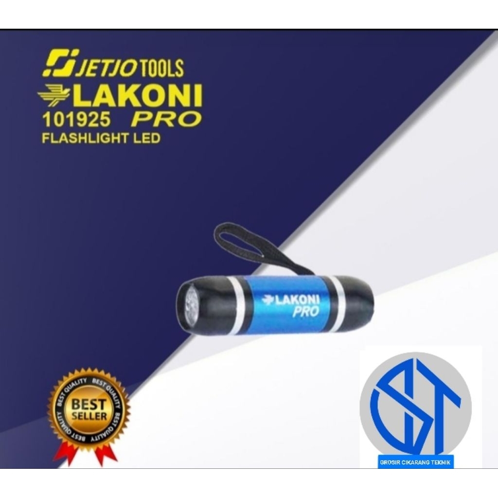 Senter jetjo FLASHLIGHT JETJOTOOL 101925 FLASHLIGHT LED
