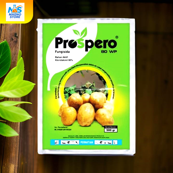 PROSPERO 80 WP 500 Gram – Fungisida Sistemik & Kontak untuk Atasi Jamur dan Hawar Daun pada Padi, Ca
