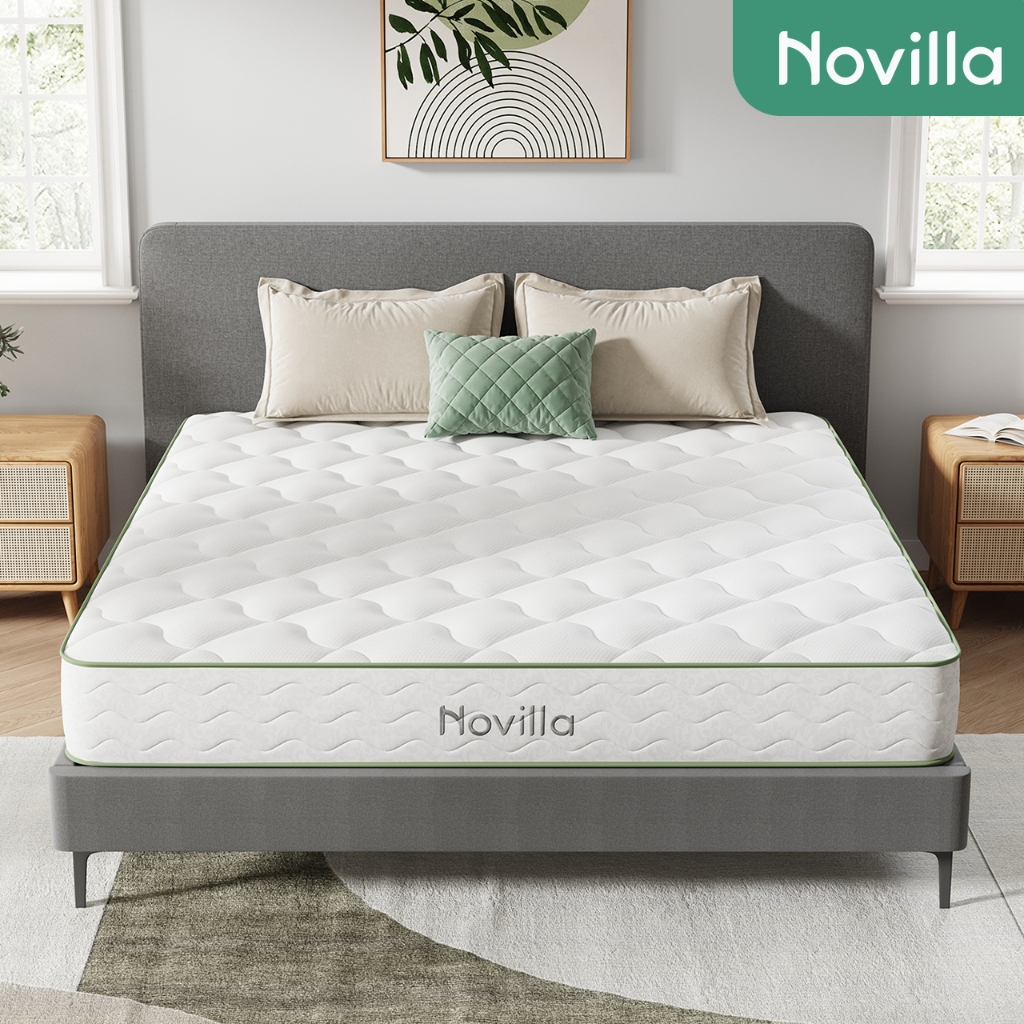 Novilla kasur MetaDream-Kain Cool Spring Matras Pegas Saku tebal 20cm empuk matras anti Didesain unt