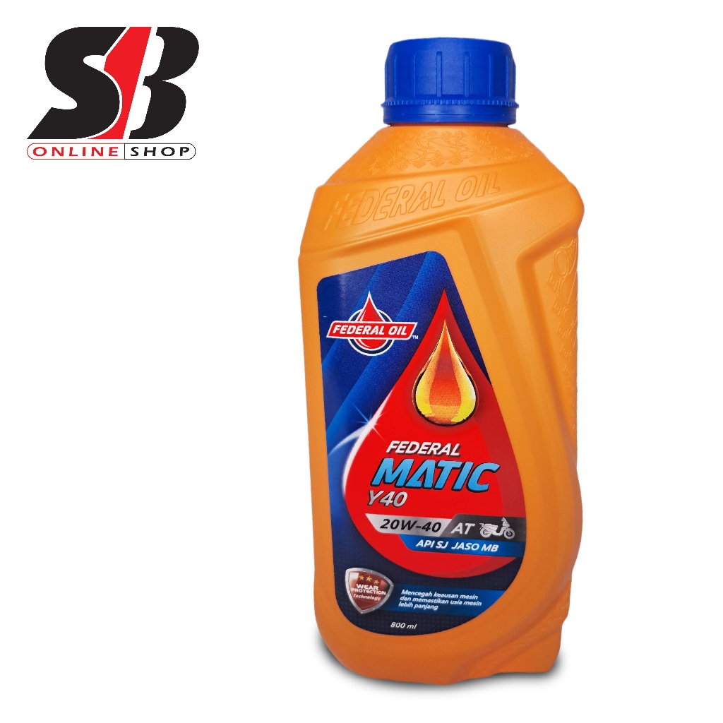 FEDERAL - OLI MOTOR MATIC - Beat Vario PCX NMAX Mio Scoopy Fazzio Filano Genio Stylo XMAX Aerox