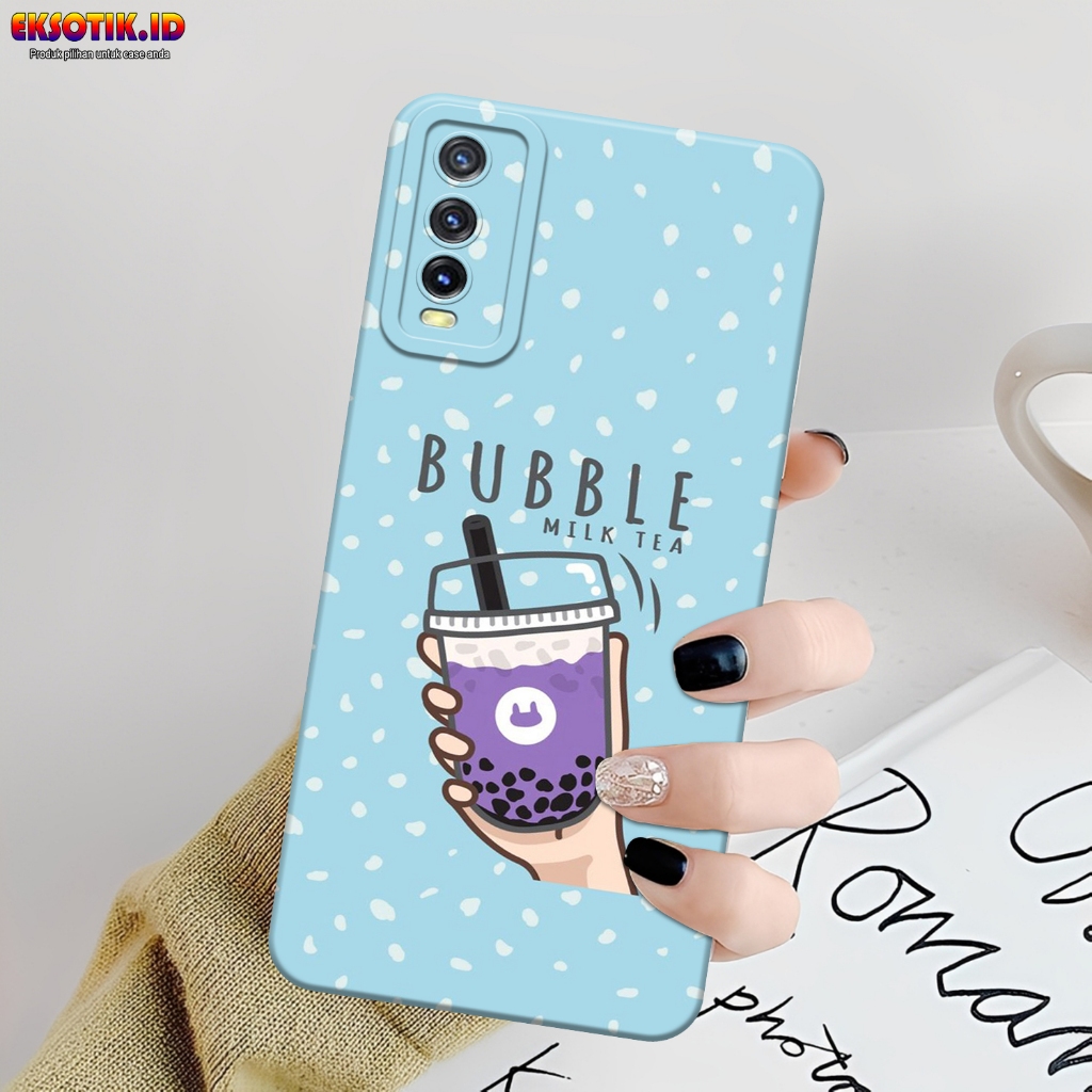 Case VIVO Y12s Y20 Y20s- Eksotik.id - Casing VIVO Y12s Y20 Y20s - Case BOBA - Skin Handphone - Silik