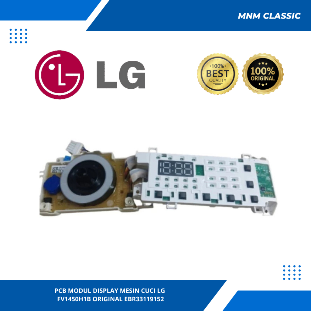 PCB MODUL DISPLAY MESIN CUCI LG FV1450H1B ORIGINAL EBR33119152