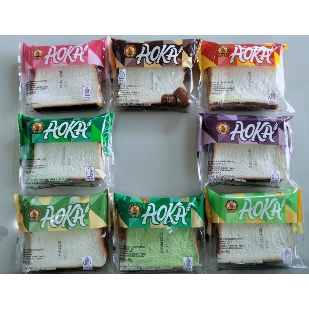 

ROTI AOKA KOTAK / ROTI AOKA GULUNG