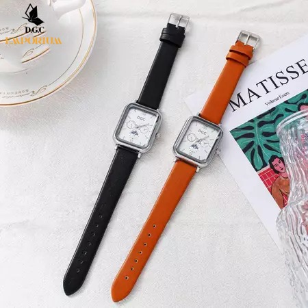 EMPORIUM DGC EW331 Jam Tangan Wanita Casual Dewasa Rubber Kekinian Elegan  Simple Fashion