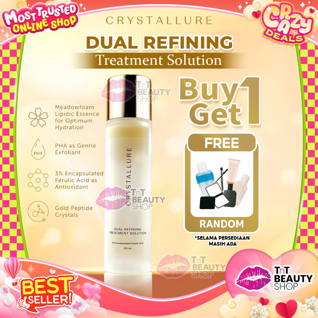 Crystallure Dual Refining Treatment Solution 120ml - Toner Dual - Phase | TnT Beauty Shop