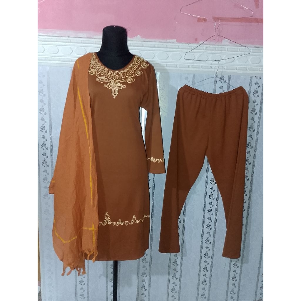 kurti, kurti belah, kurti set, pakaian india