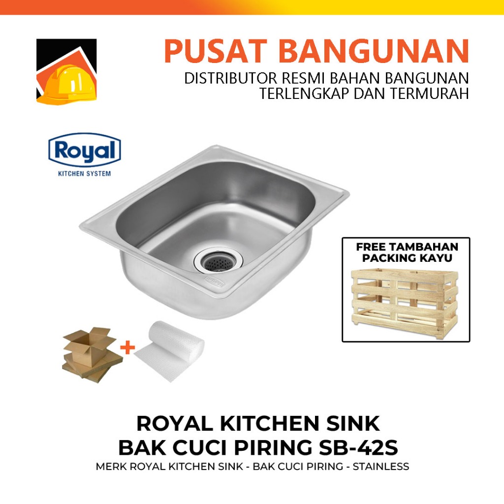 BAK CUCI PIRING ROYAL KITCHEN SINK SB42S / WASTAFEL CUCI PIRING