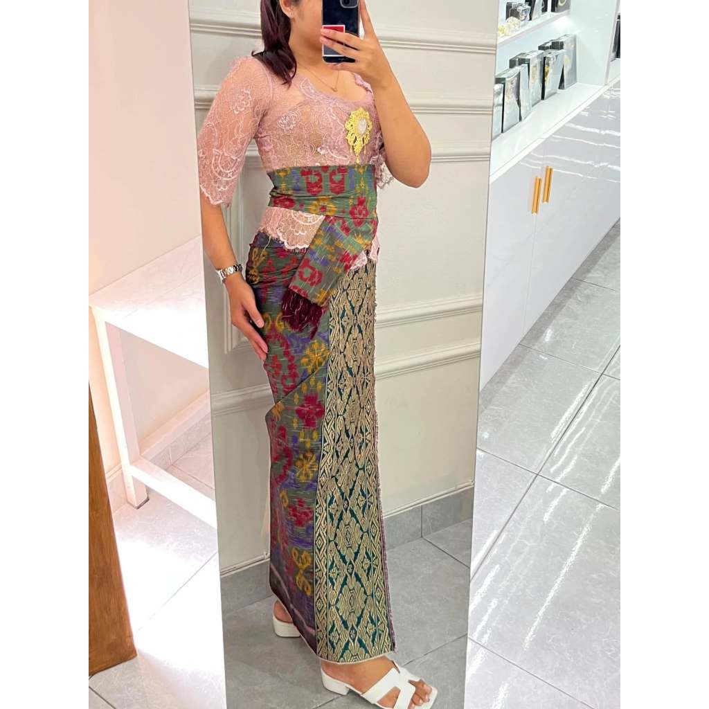 Kamen endek semi mastuli rebong