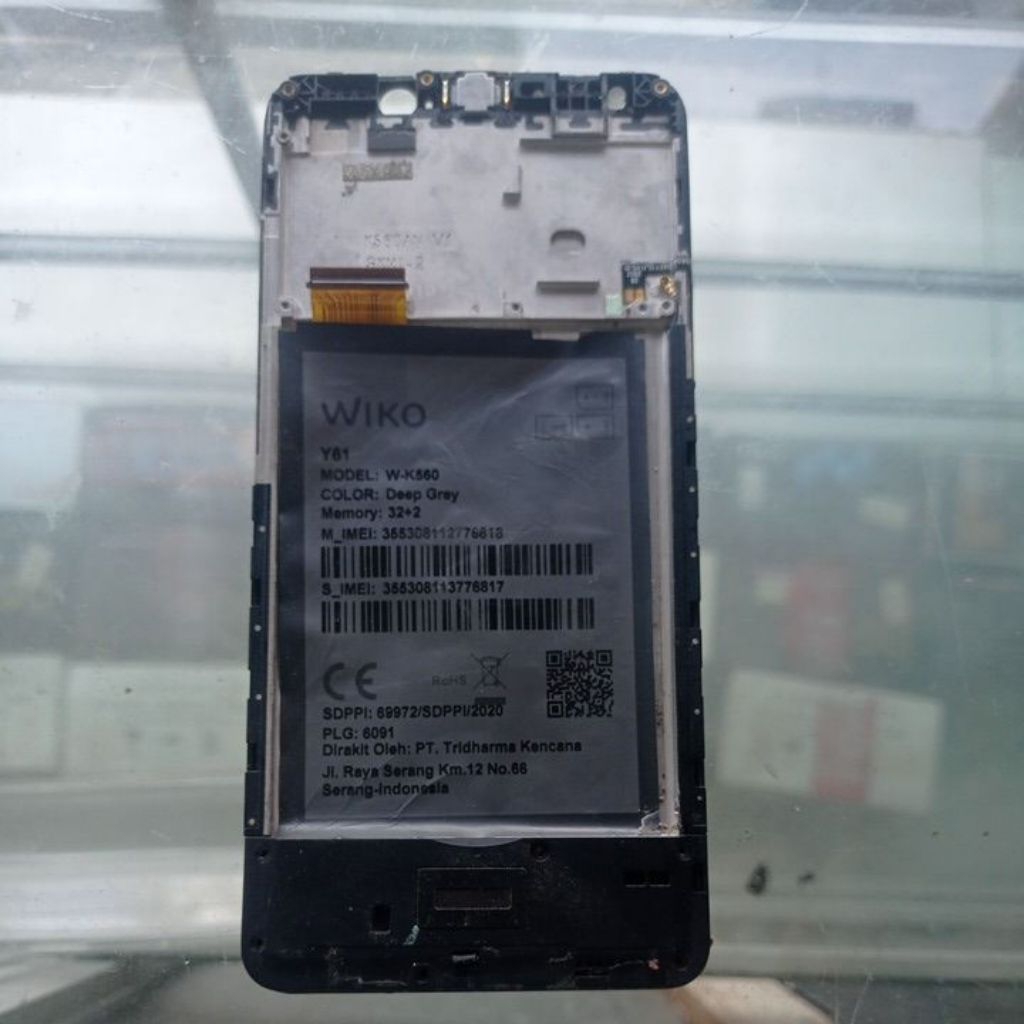 lcd hp Wiko y61 model e-k560 ori