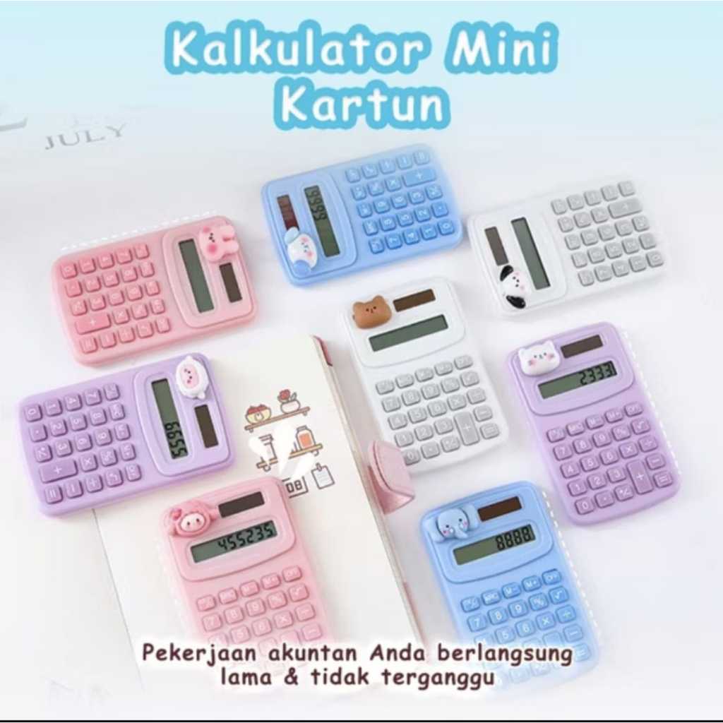 

KALKULATOR FANCY MINI LUCU 8 DIGIT GAMBAR 3D TIMBUL