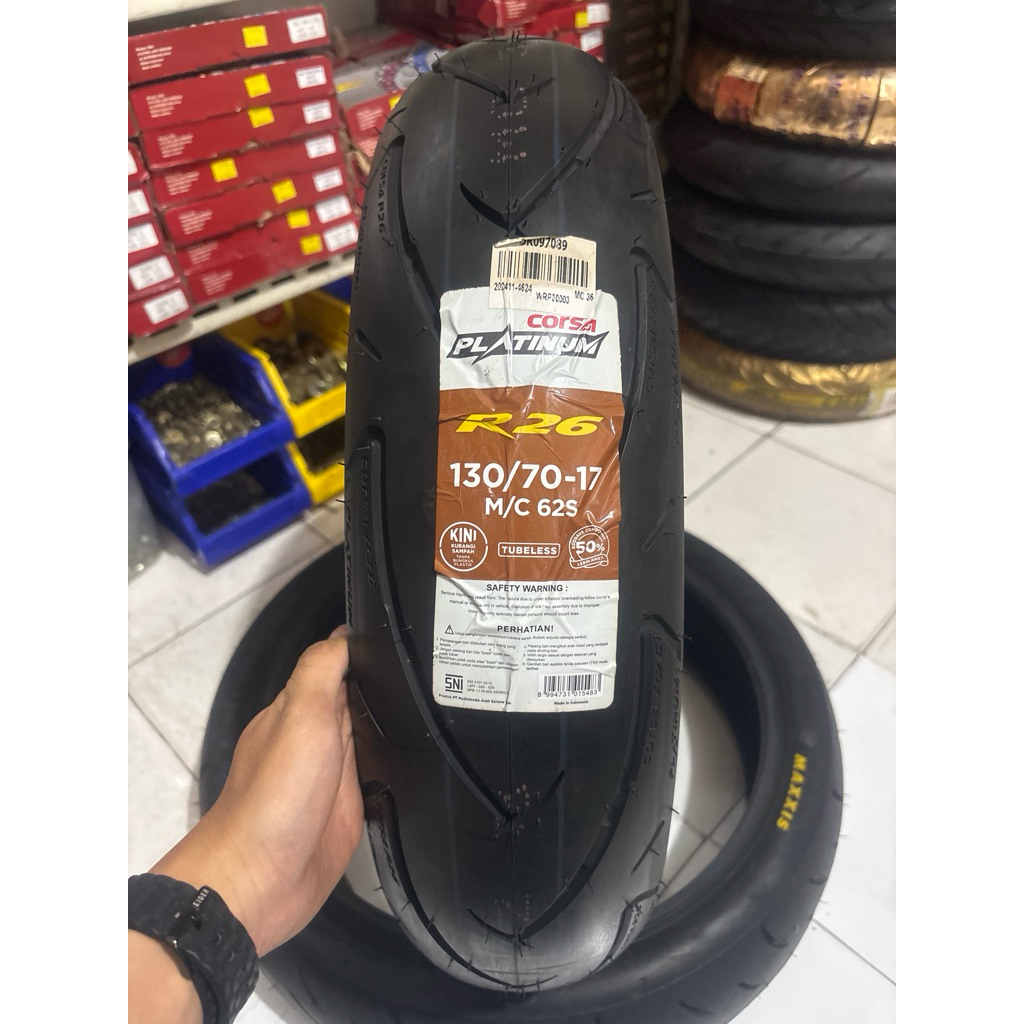 CORSA PLATINUM R26 130/70 RING 17 TUBELESS