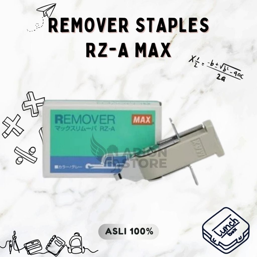 [ARION STORE] REMOVER MAX RZ-A / REMOVER STAPLES MAX RZ-A / PENCABUT STAPLES [PCS]