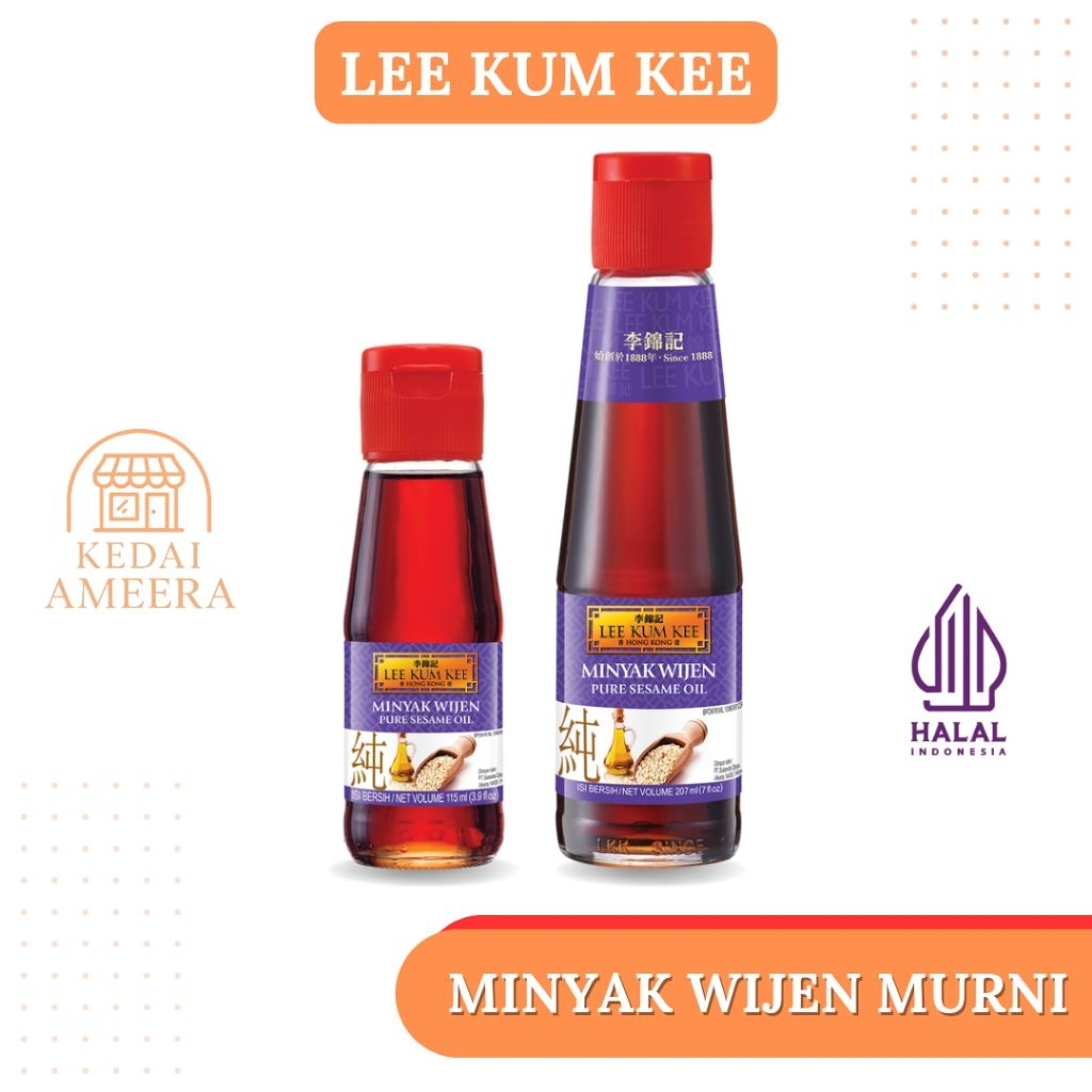 Lee Kum Kee Minyak Wijen Murni – Pure Sesame Oil – Halal Asli