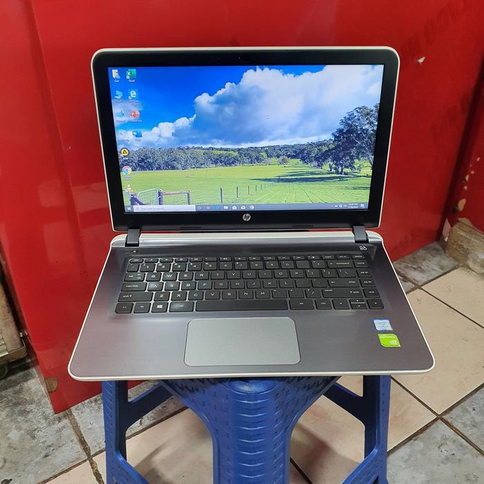 Laptop HP Pav 14 | Core i7 Gen 6 | Nvidia 940MX | RAM 8GB | SSD 256GB | Layar 14”
