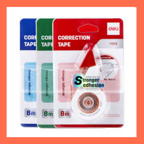 DELI Correction tape/tip-ex roll H368