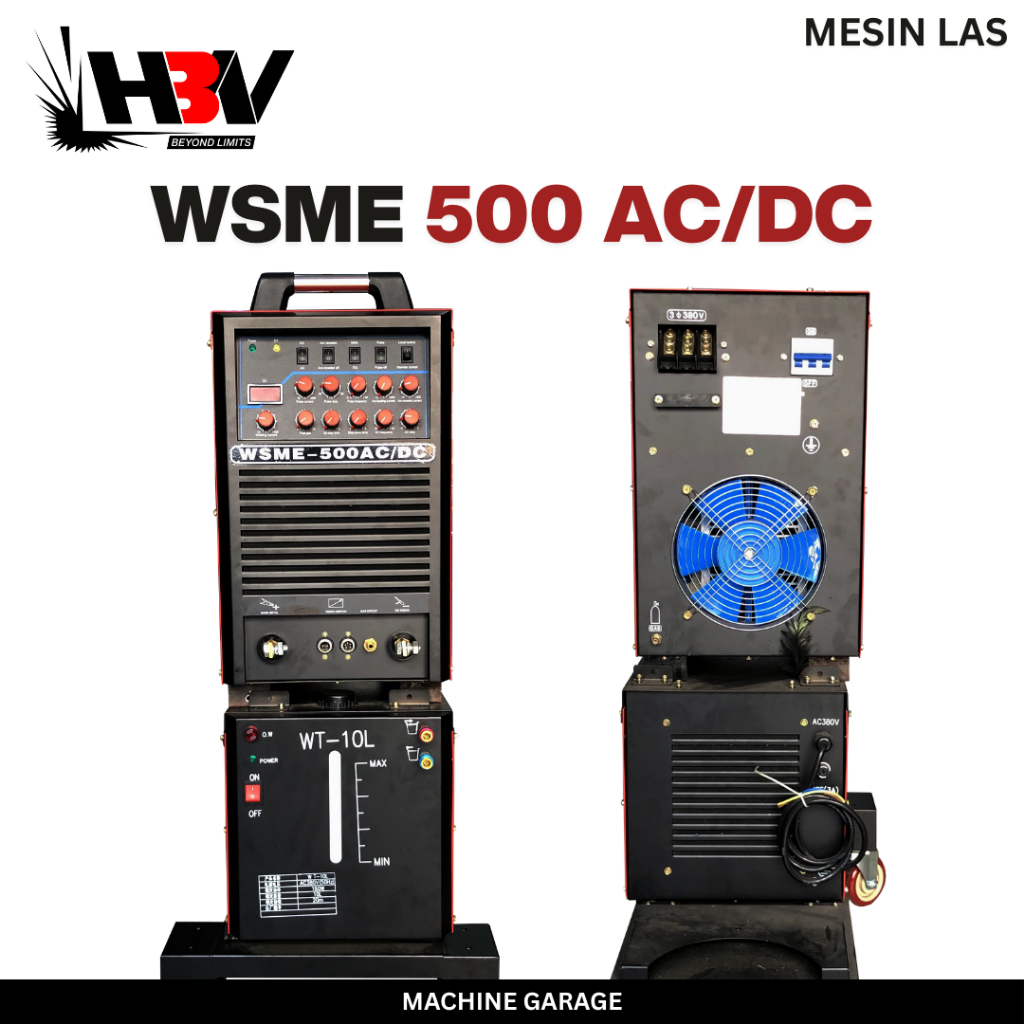 Mesin Las TIG Aluminium ACDC WSME 500 HBV
