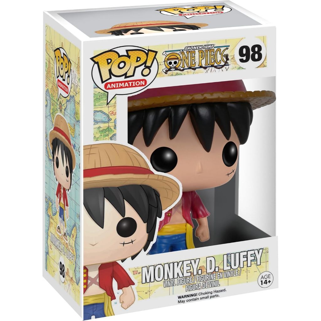 Funko POP Anime: One Piece Luffy Action Figure,Multicolor