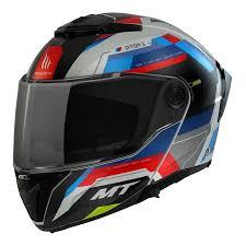 HELM MT HELMETS - ATOM 2 SV Bast B7 GLOSS RED WHITE BLUE