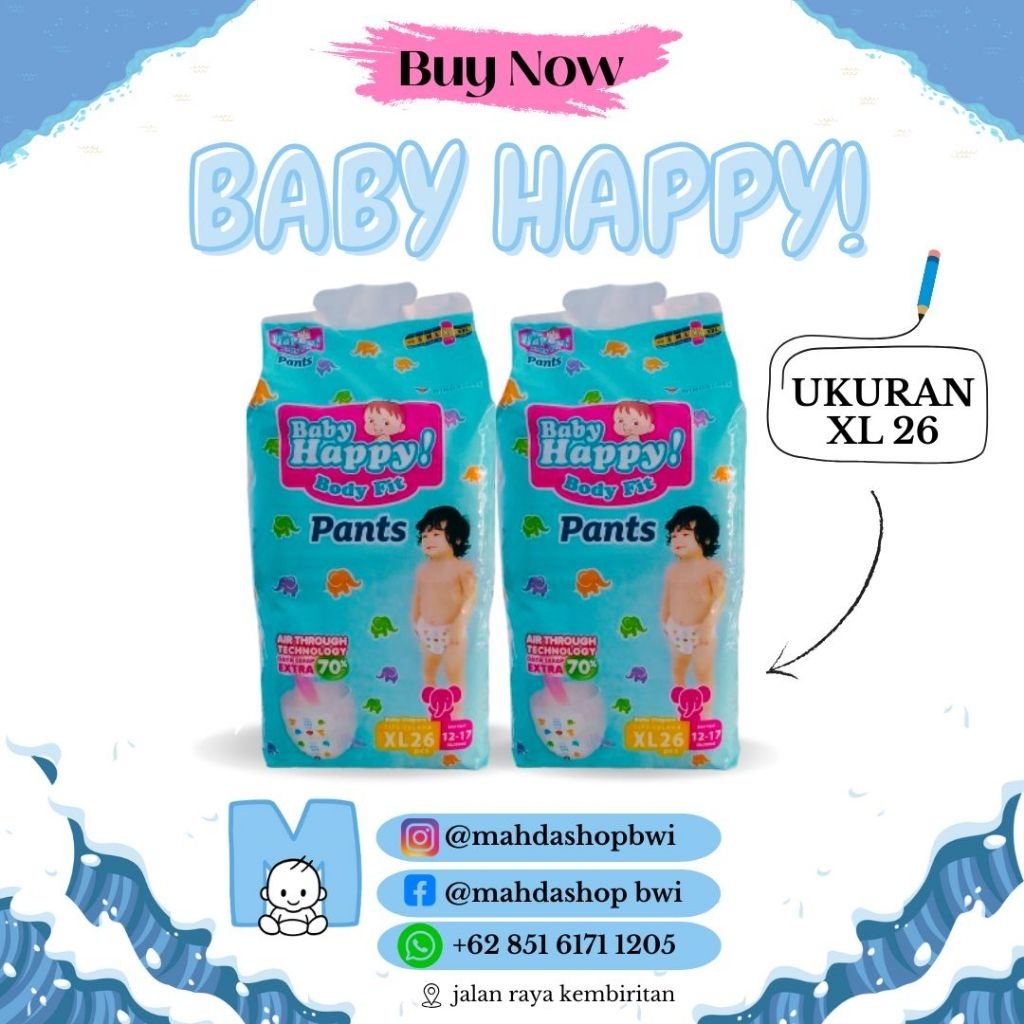 Pampers Baby Happy / Baby Happy / Pants / Pampers Baby Happy / Baby Happy Pampers bayi