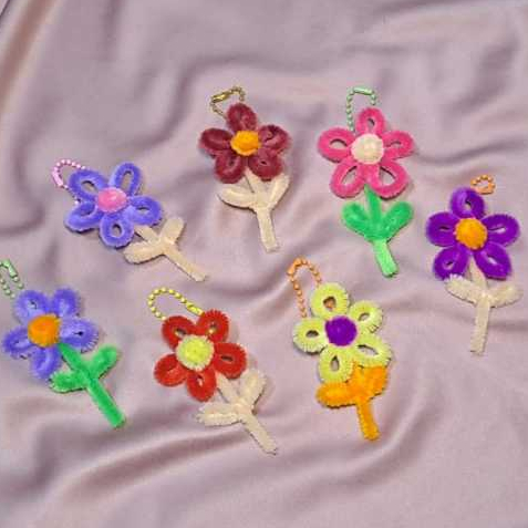 Gantungan Kunci Souvenir Bunga