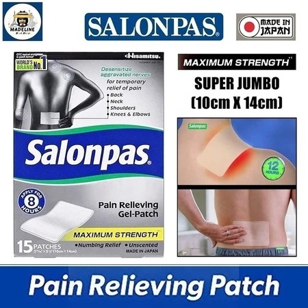 Salonpas Lidocaine 4% 1 Box 15 Patches Koyo