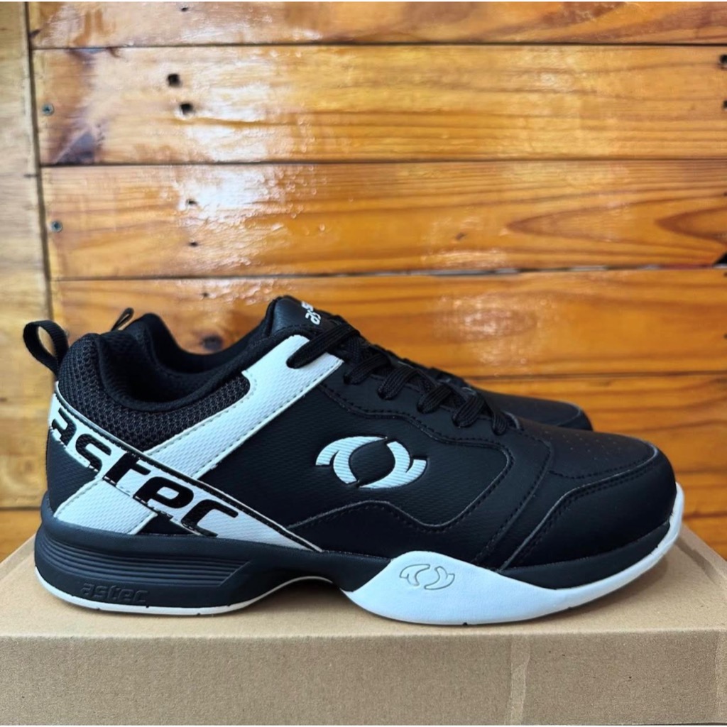 SEPATU ASTEC PRIA ASTEC KOWLOON BADMINTON BLACK MAN BULUTANGKIS OLAHRAGA SNEAKERS COD ORIGINAL