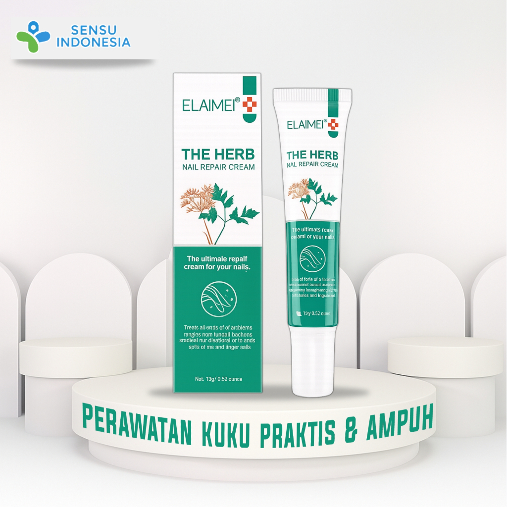 Elaimei Nail Repair Cream Obat Kuku Herbal Original 100 % Asli Irlandia 15 Gram