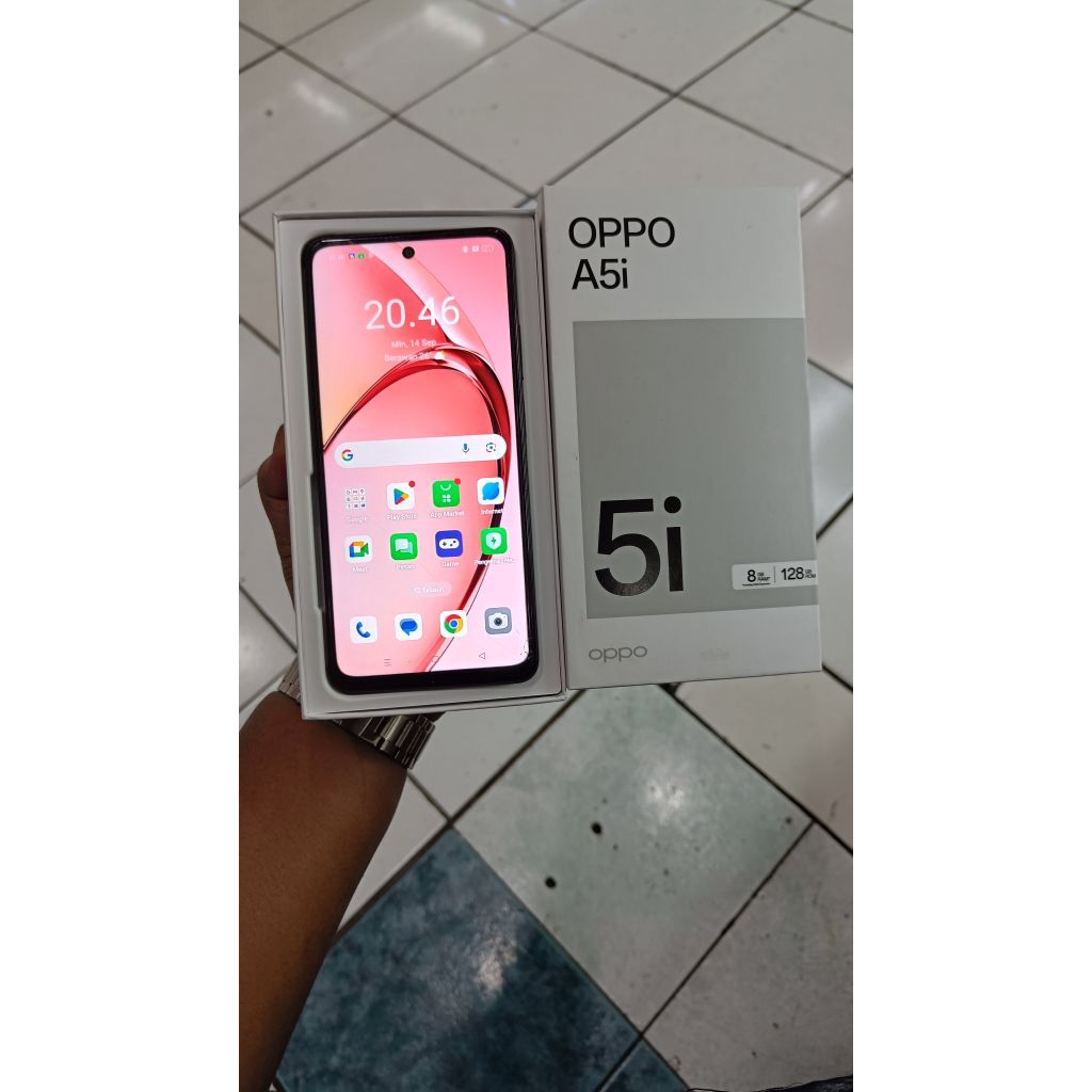Oppo A5i 4+4/128 seken lengkap mulus ori