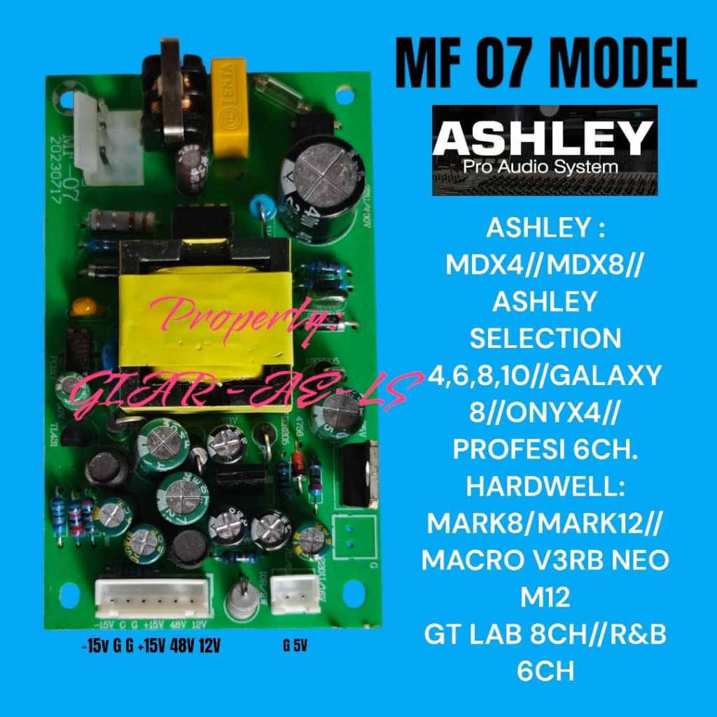 Modul Psu Mixer Power Supply Mixer Audio Mf-07
