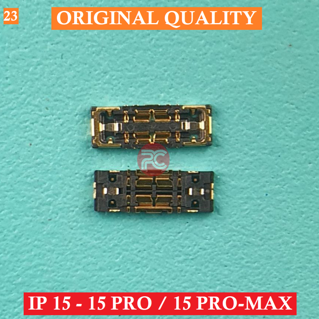 Konektor Batt Iphone 15 Pro Max Org Soket Connector Battery Di Mesin