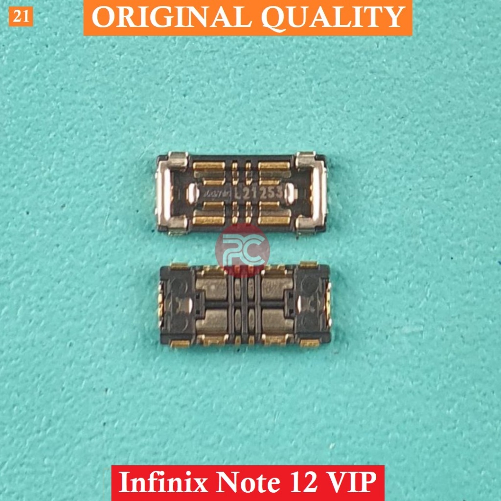 Konektor Batt Infinix Note 12 VIP Original Conecctor Battery Di Mesin