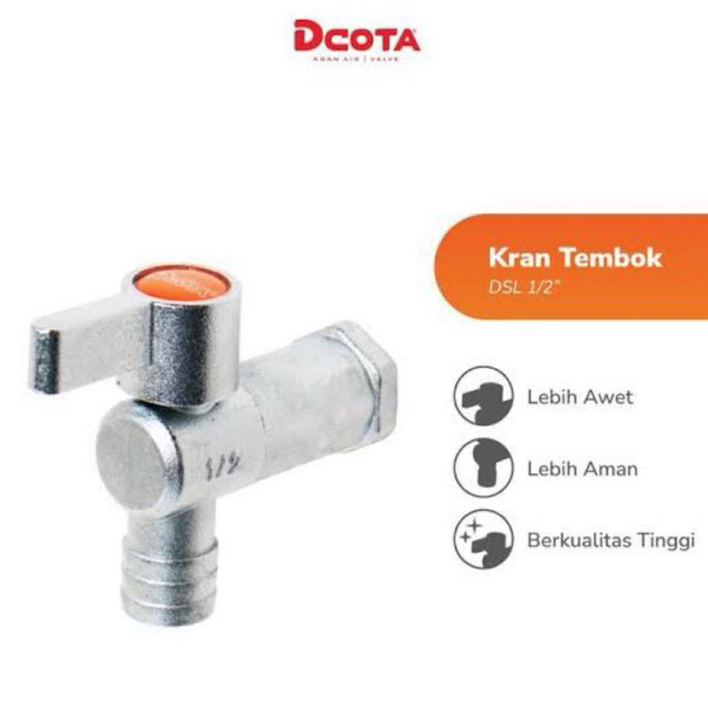 kran Dcota DSL 1/2” dan 3/4” || kran besi || kran bambo || kran taman