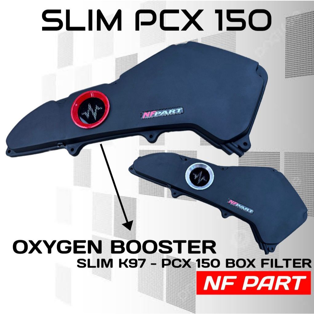 NF PART - CORONG UDARA TUTUP FILTER PCX 150 ADV 150 MODEL K97 SLIM CORONG DETAK TUTUP FILTER VARIASI
