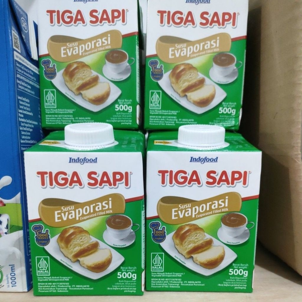 susu evaporasi tiga sapi