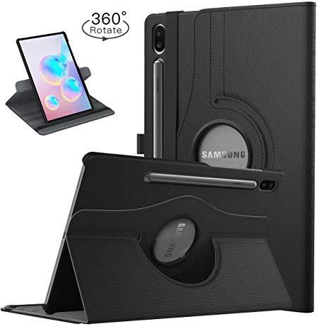Case SAMSUNG TAB S7 FE / Casing SAMSUNG TAB S7 S8 S9 S10 FE PLUS ULTRA Sarung Rotary Leather